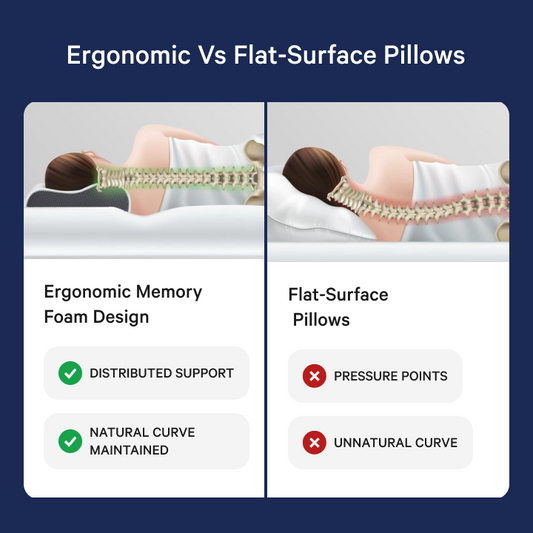 Pernă Derila Ergo - Pernă pentru susținerea gâtului