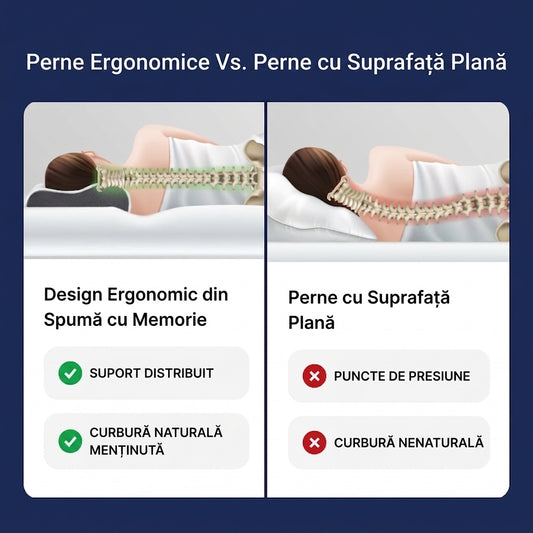 Pernă Derila Ergo - Pernă pentru susținerea gâtului